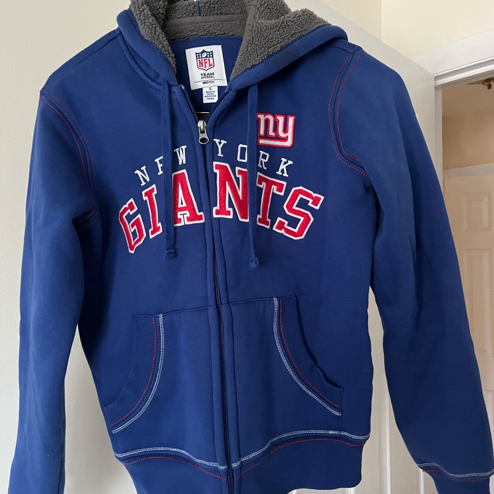 New York Giants fleece lined hoodie